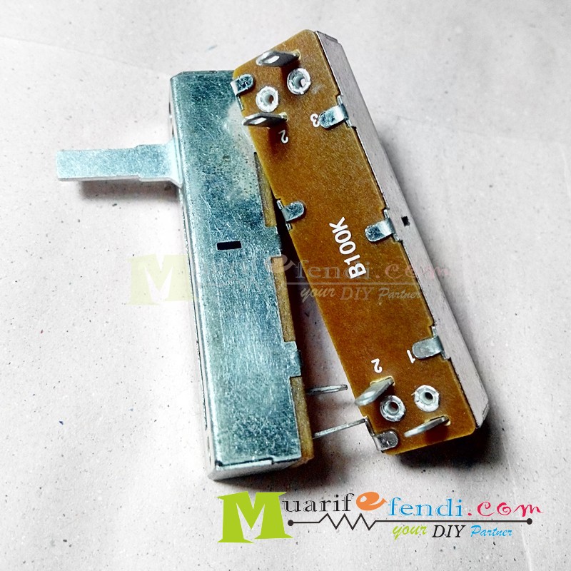 Potensio Geser VR 100K panjang 5cm bagus