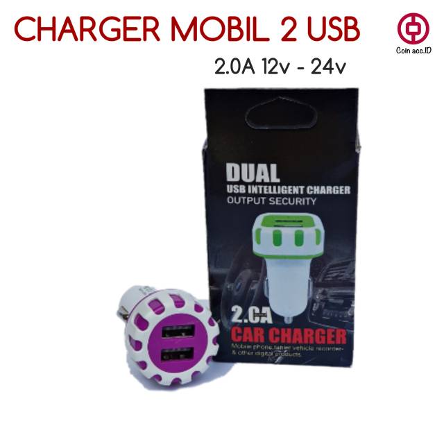 CHARGER / casan MOBIL 2 USB output 2.0A - casan mobil