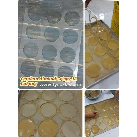

8cm-Cetakan Almond Crispy 12 Lubang