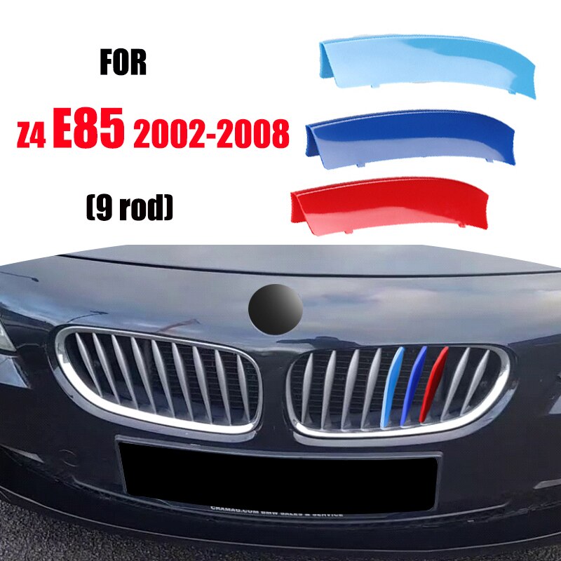 3pcs Klip Strip Dekorasi Grill Depan Mobil Untuk BMW Z4 2002-2021 Roadster E89 E85 G29 M Performance