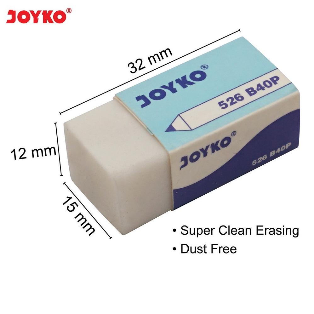 

︽ Penghapus / Stip Joyko Putih Kecil (40PCS) BARU 3695 ☀