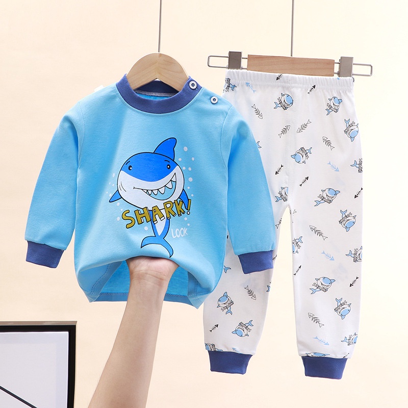 BOBOHO - 0-2 TAHUN PIYAMA ANAK SETELAN BAJU TIDUR ANAK LAKI DAN PEREMPUAN / BAJU TIDUR BAYI IMPOR