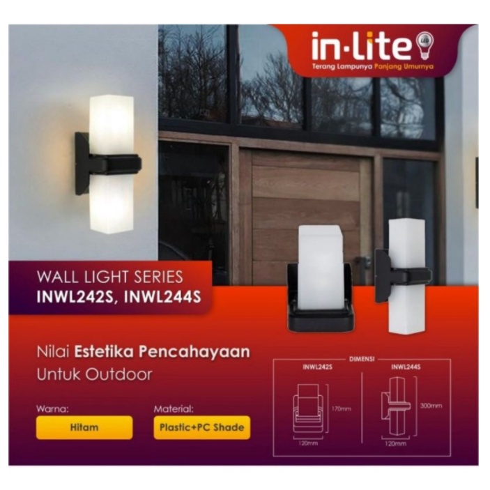 Lampu Dinding In Lite Kap Wall Light INWL242S