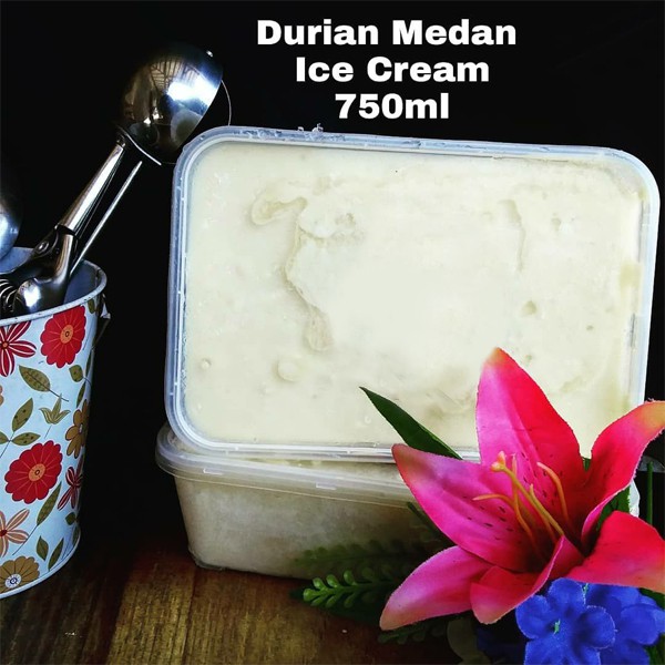 Es Krim Durian 100% Durian Medan (Bandung Only)
