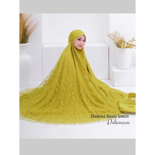 ORIGINAL - MUKENA DALANOVA MUKENA TULE RUSIA