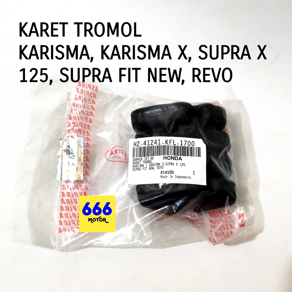 KARET TROMOL KARISMA KARISMA X SUPRA X125 SUPRA FIT NEW REVO H2-41241-KFL-1700 ASPIRA