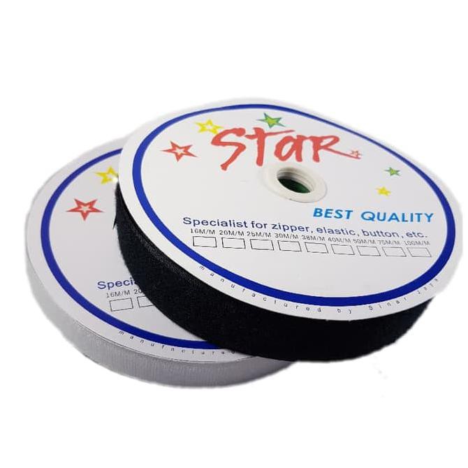 

DISKON Velcro / Magic Tape / Perekat 2,5 cm @18 meter - Putih
