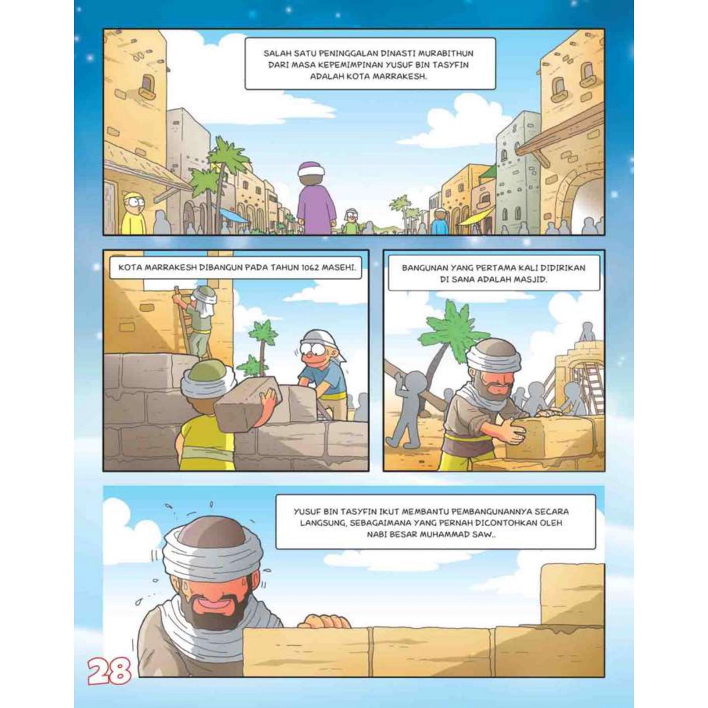 Buku Anak Muslim Komik Panglima Islam Pemberani 1