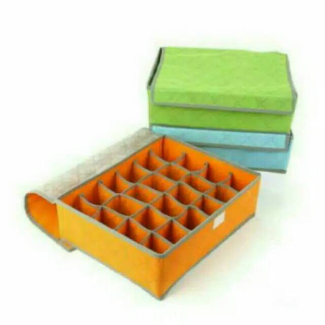 Bamboo underwear storage / storage bag / storage box