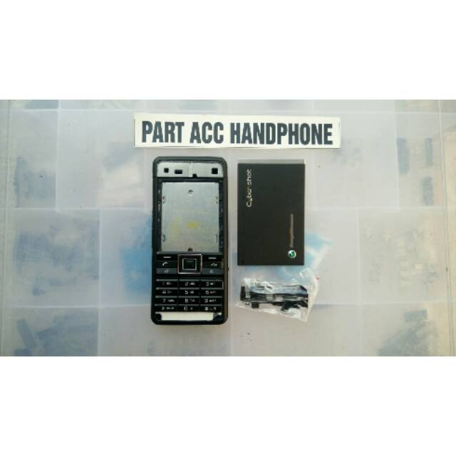 Casing sony ericsson fullset c902 c902i hitam
