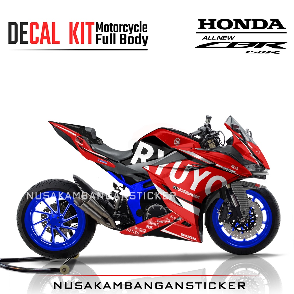Stiker CBR 150 New 2021 RYUYO MERAH