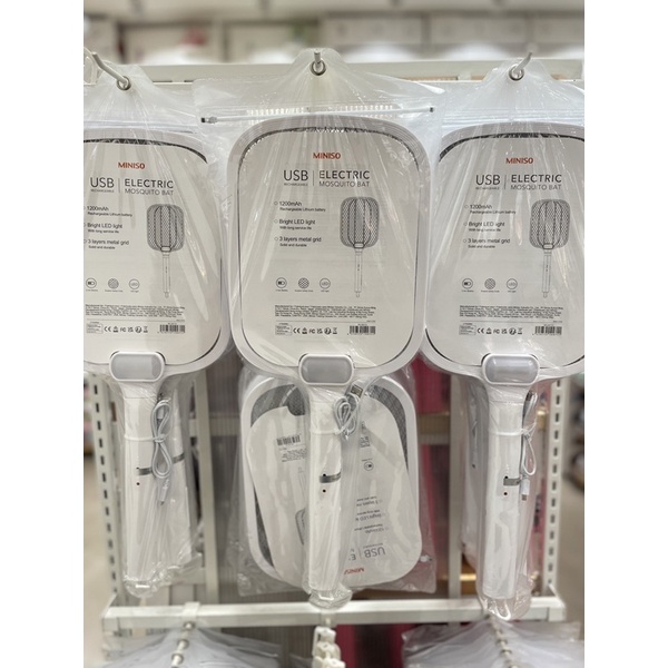 MINISO 🆕 RAKET NYAMUK / Electric Mosquito Bat