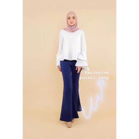 Cutbray Palazo Import BKK WITH ZIPPER / Fashion Korea