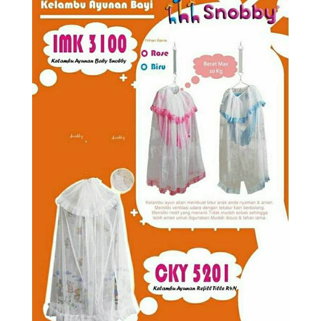 ♥BabyYank♥ Snobby Baby IMK3100 Kelambu Ayunan Set Baby - Kelambu Bayi Set