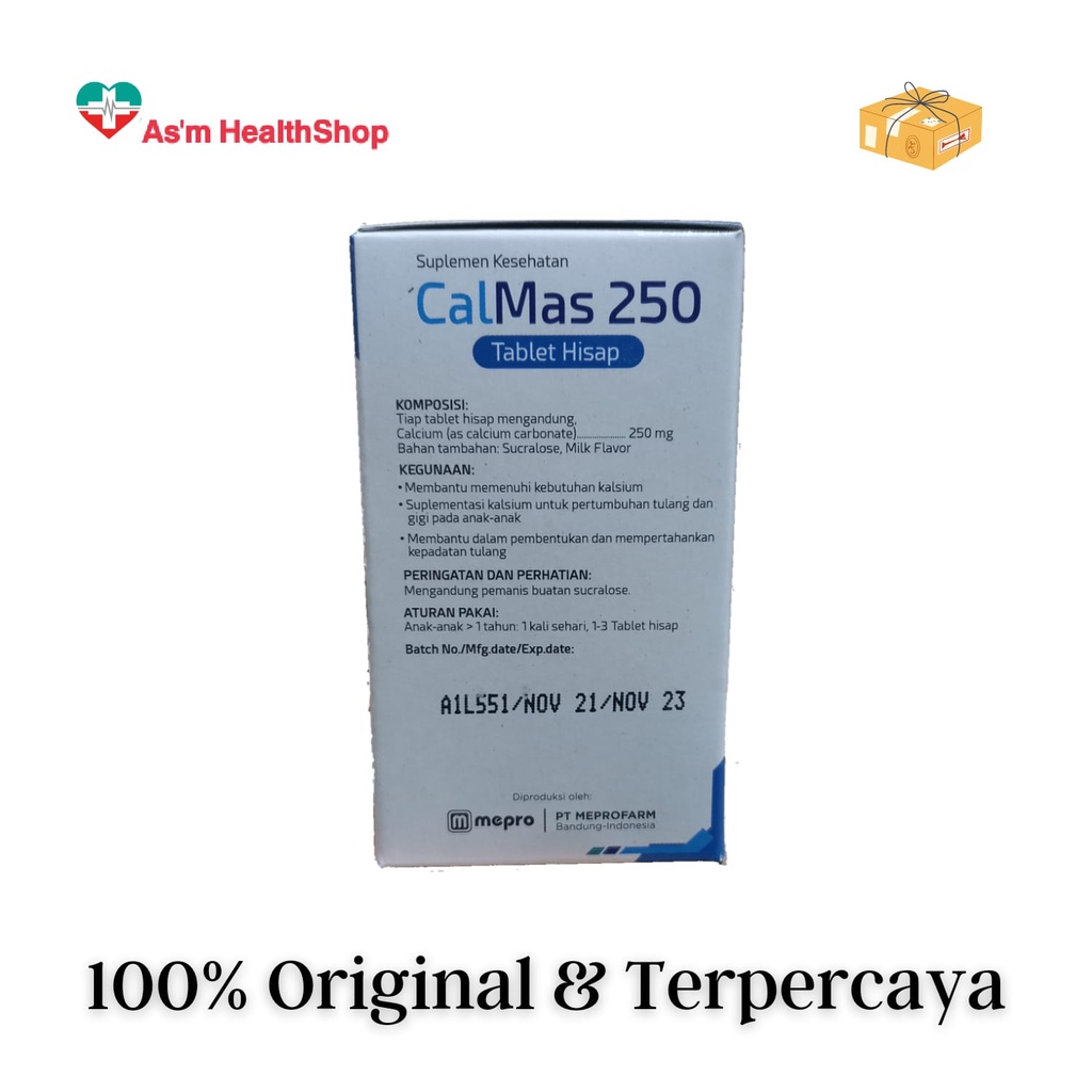 Calmas tablet peninggi badan