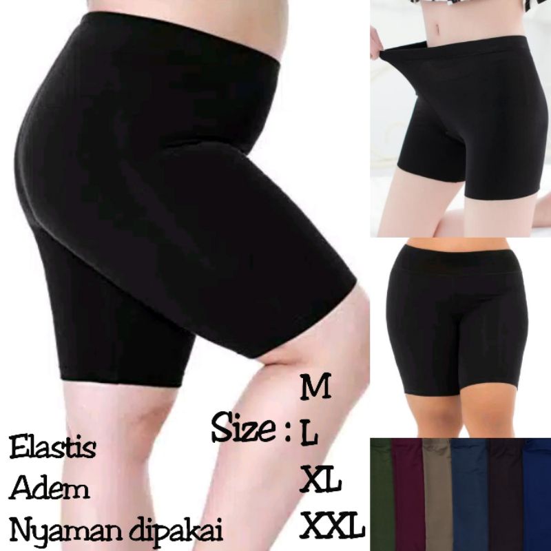 LOTUS/CELANA SHORT PREMIUM UK M, L, XL, XXL / LEGGING PENDEK / SHORT WANITA