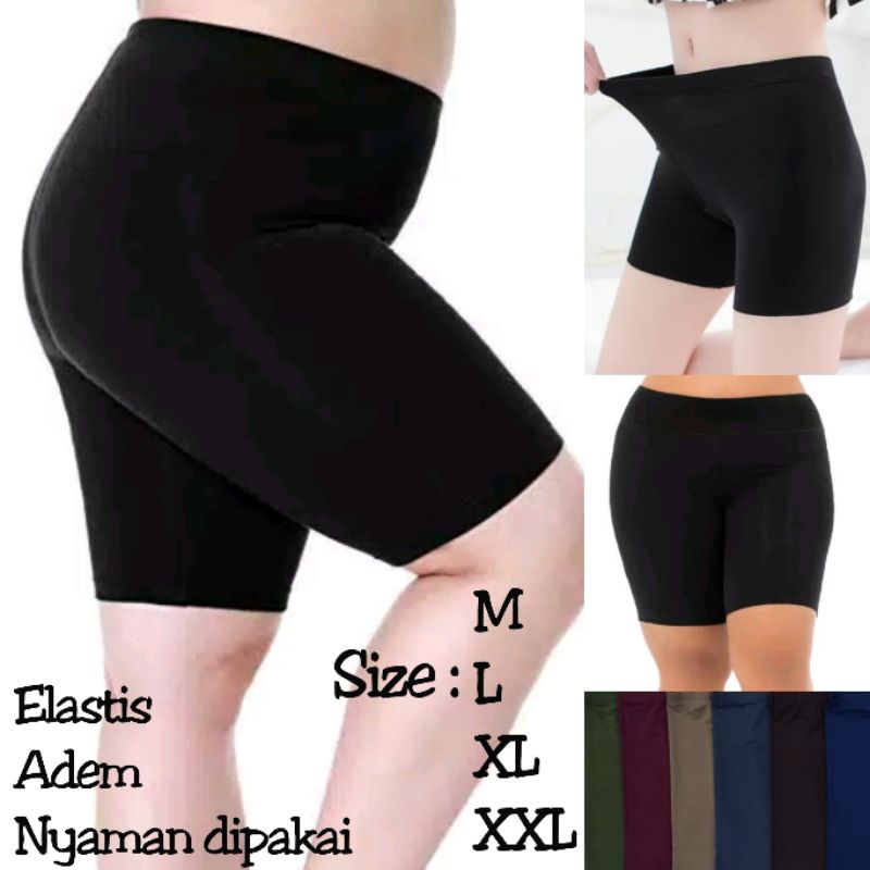 LOTUS/CELANA SHORT PREMIUM UK M, L, XL, XXL / LEGGING PENDEK / LEJING / SHORT WANITA