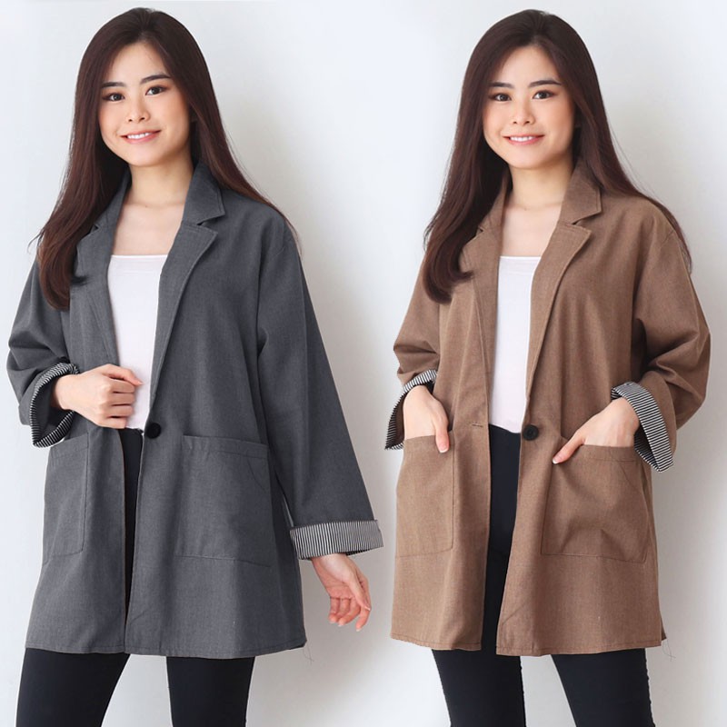 ARENA - Blazer Casual Jumbo Wanita