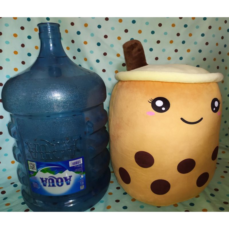 Boneka boba jumbo Brown sugar/boneka boba Yelvo/boneka boba lucu