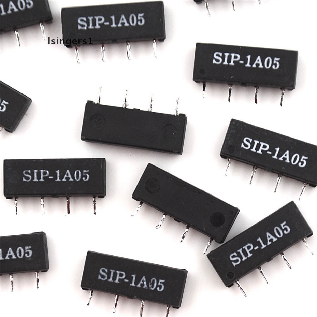 (lsingers1) 20pcs Switch Relay 4PIN 5V SIP-1A05 Untuk PAN CHANG Relay