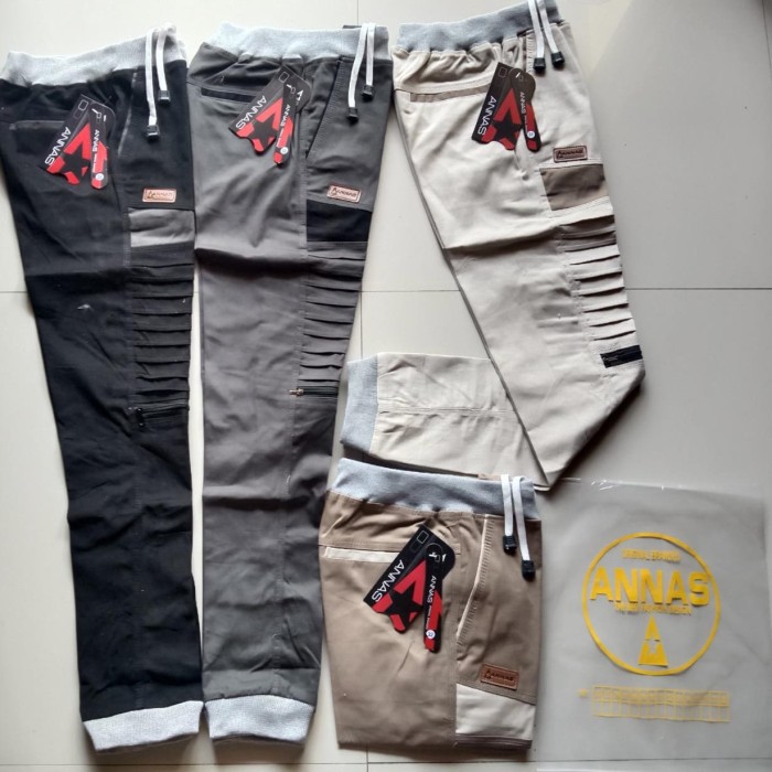 ⭐️⭐️⭐️⭐️⭐️Celana Joger Pria Double Zipper / Celana Jogger / Joggerpants tiktok