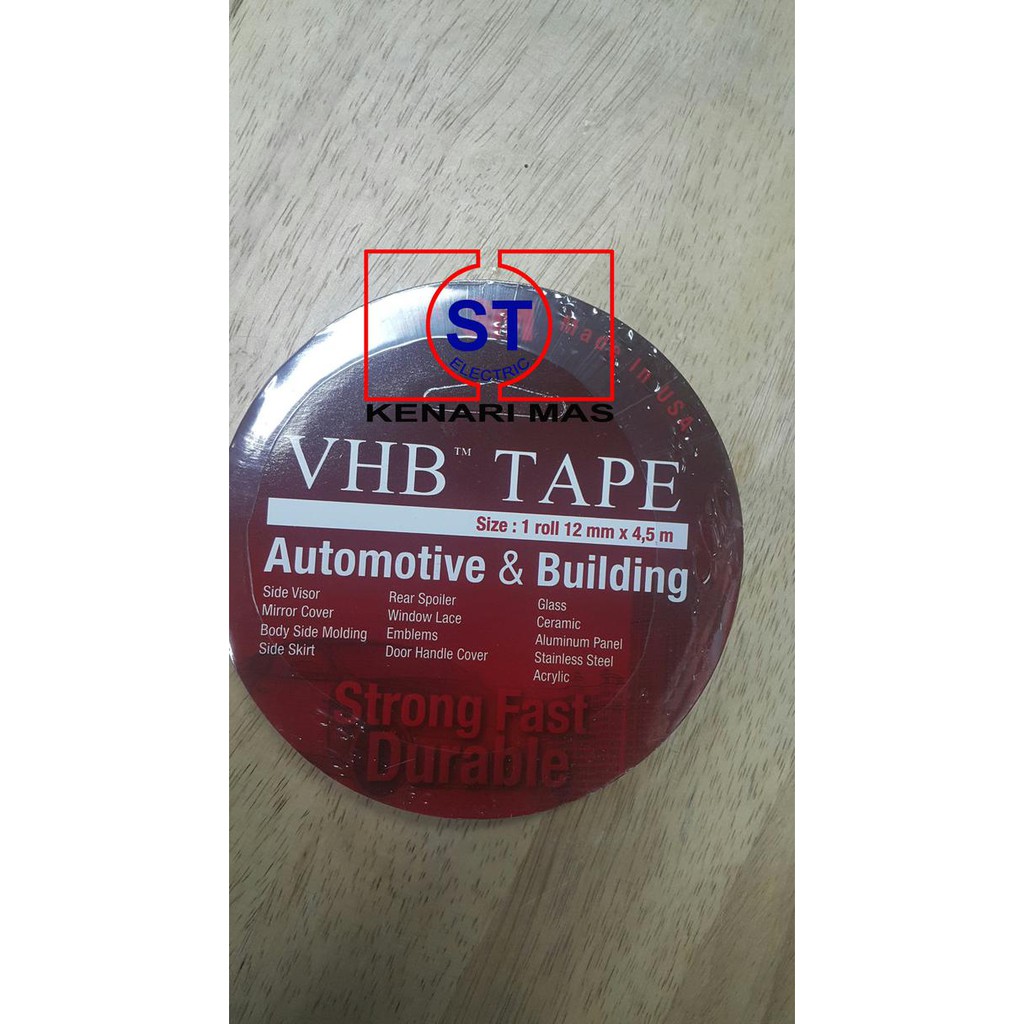 

terlaris01 DOUBLE / DOBLE TAPE FOAM 3M VHB SLIM 12mm