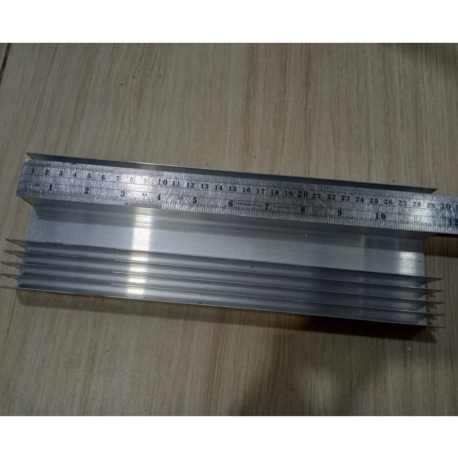 HEATSINK HEAT SINK PENDINGIN POWER 30CM 5 SIRIP 10 sirip 2mm SEDANG