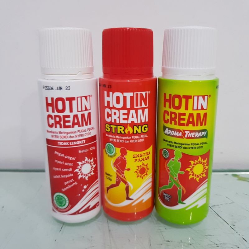 Hot In Cream 120 Gr (PUTIH, HOT, AROMA THERAPHY)