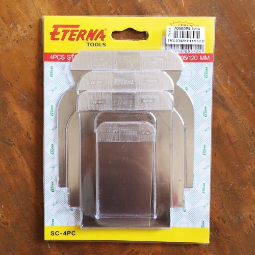 Kape Set Stainless ETERNA Alat Dempul Plat (4 pcs)