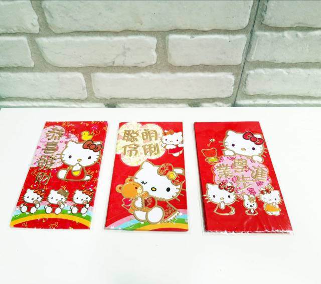 2812 Angpao Disney Hello Kitty Murah Ampao Tahun Baru Imlek Grosir Amplop Uang Kado Tahun Baru