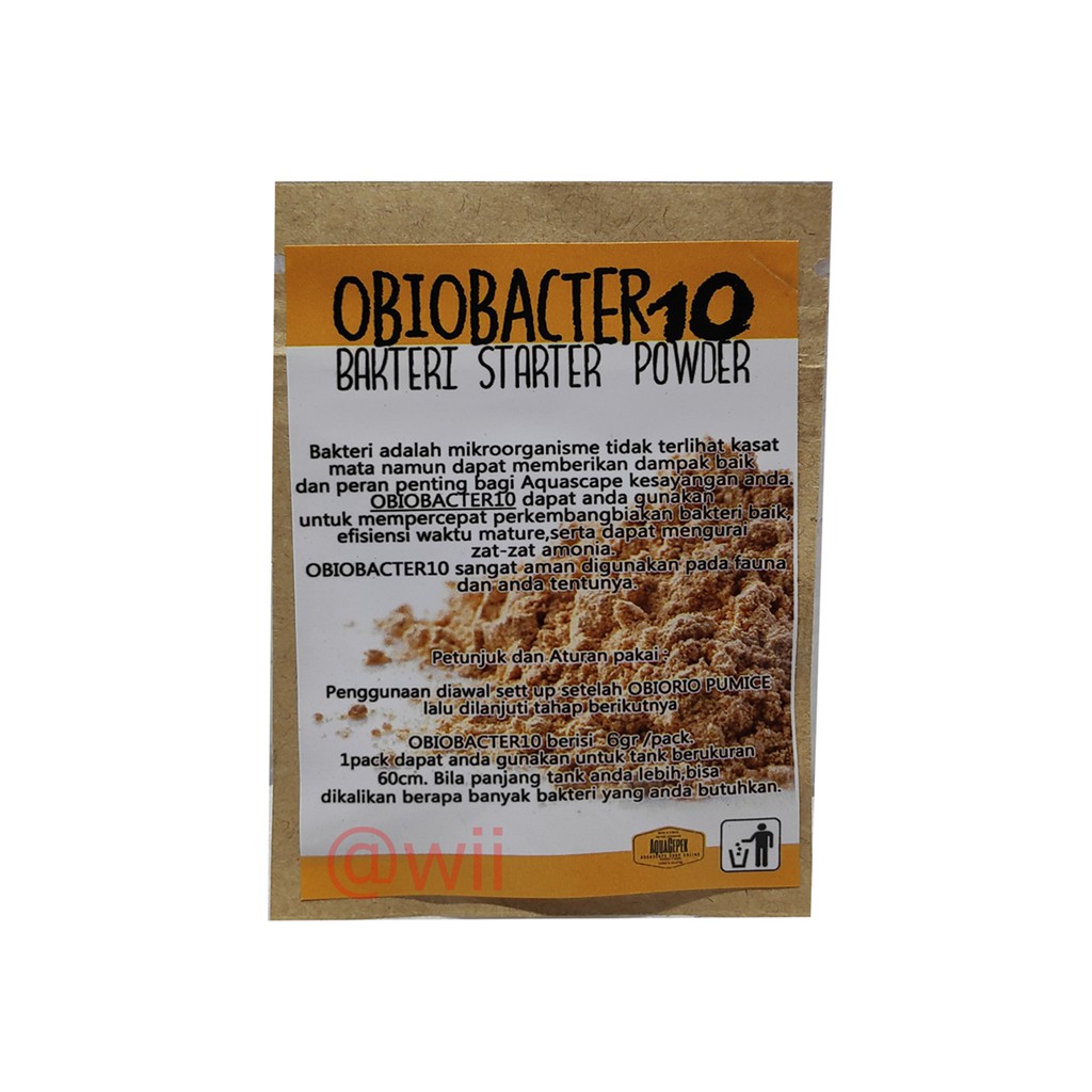 Bakteri Starter Bubuk Aquascape ObioBacter Obio Bacter 10 gr