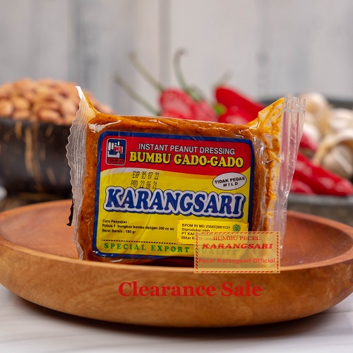 

Bumbu Gado-gado Tidak Pedas 180 gr KARANGSARI (Clearance Sale)