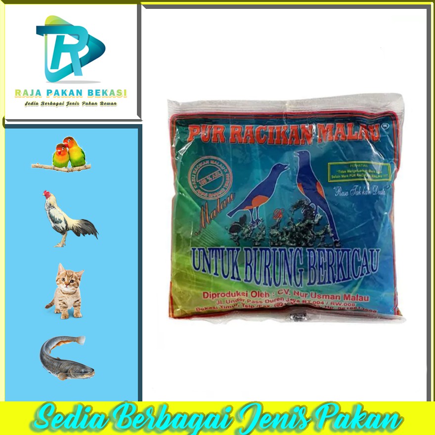 

Pur Racikan Malau 150gram/PakanBurungMurah