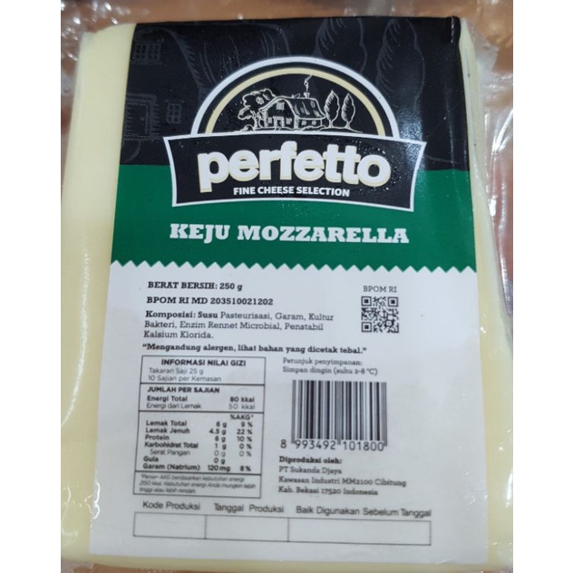 

Keju Mozzarella Perfetto