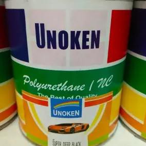 Menakjubkan Unoken Cat Deep Black 250Ml - Cat Pu Hitam Pekat Terbatas