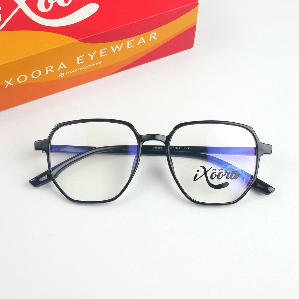 [Best Seller Paket Photocromic] Kacamata Ixoora Zendaya