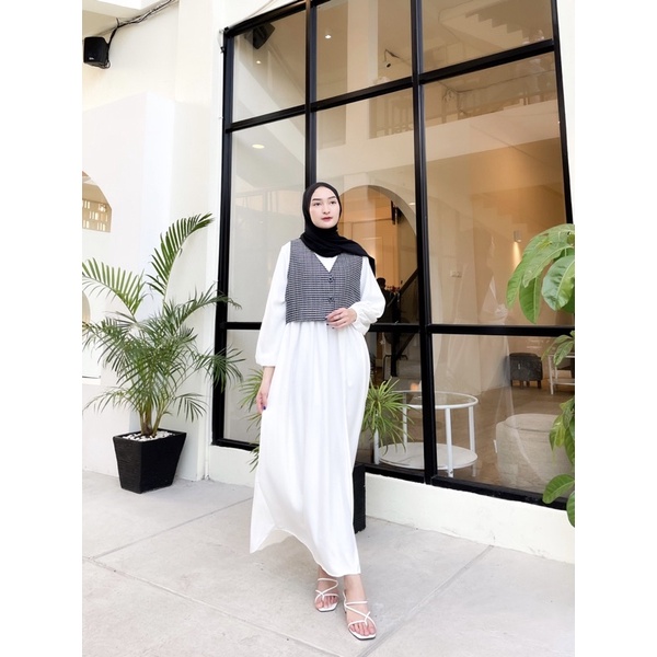 NEW AMY MAXI - Dress Vest (bisa lepas pasang) Ld 104 Pjg 132-8