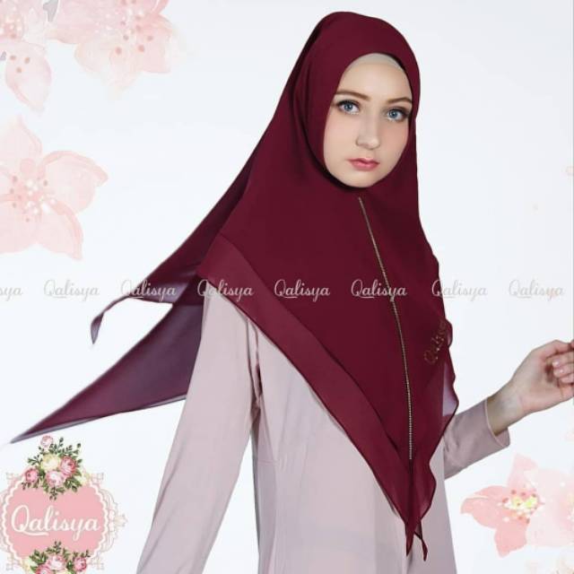 Hijab khimar shanika M by qalisya ori termurah