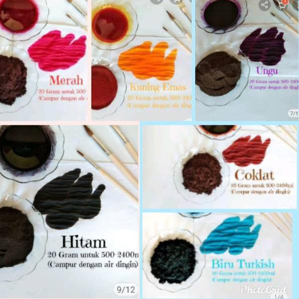 

[ A - H ] PEWARNA REMASOL 50gr UNTUK PEWARNA BATIK/ JUMPUTAN/PEWARNA TIEDYE