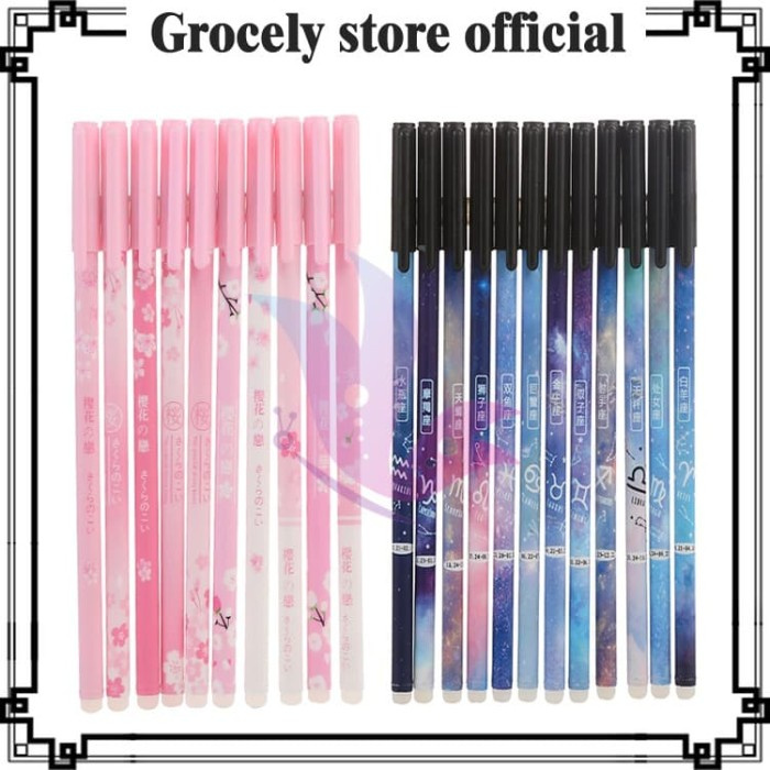 

PROMO Grocely PP118 pulpen gel motif bunga sakura dan galaxy lucu imut - Bunga Sakura