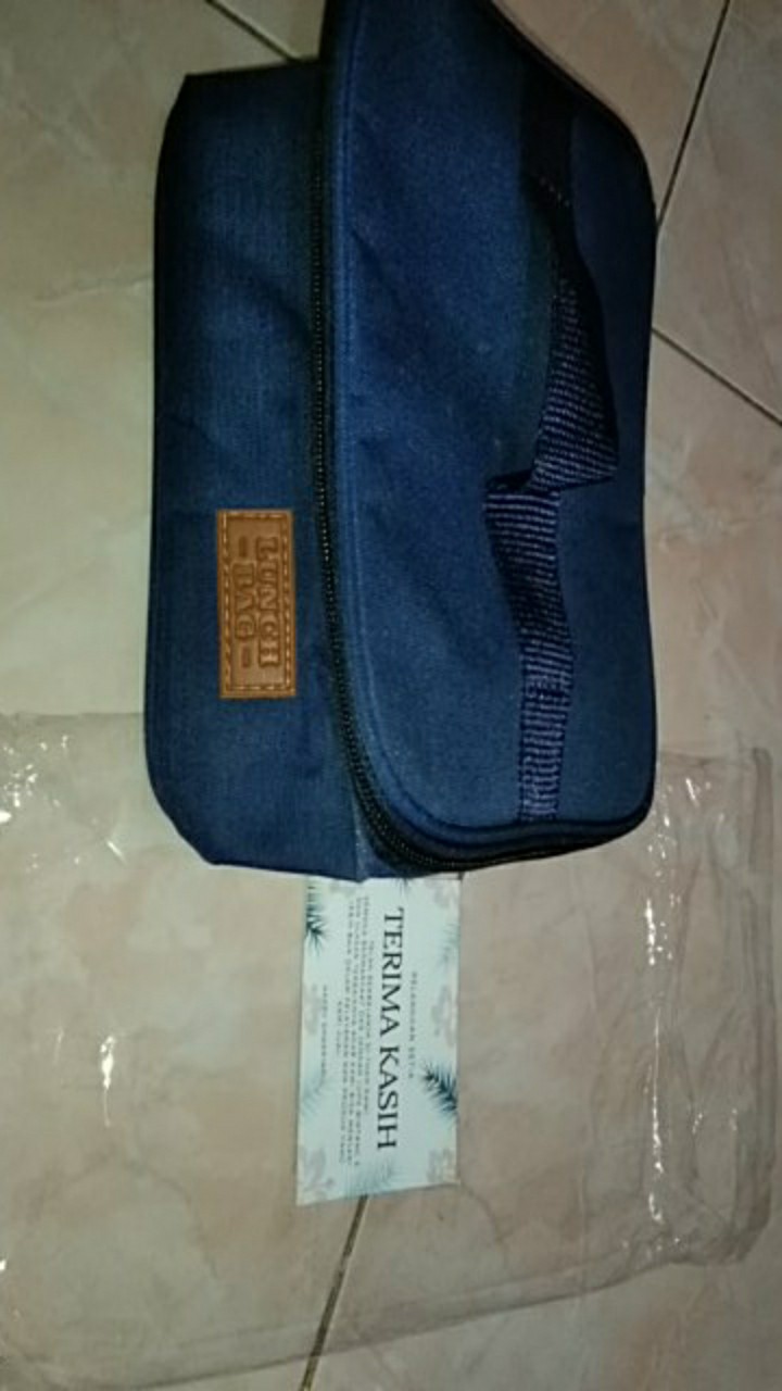 Tas Bekal Makanan Yooyee Mini Lunch Bag Polos Cooler Bag Aluminium Foil Lunch Box Kotak Makan Set