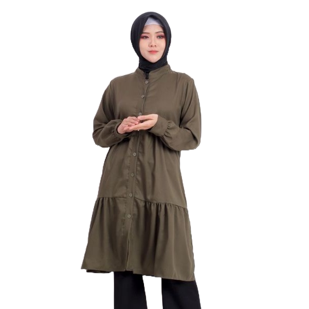 LONG TUNIK WANITA BUSUI KEMEJA LONG TUNIK WANITA 811