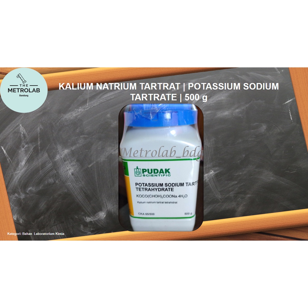 Kalium Natrium Tartrat | Potassium Sodium Tartrate Tetrahydrate | Garam Rochelle | Garam Seigette | 