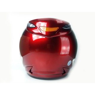  HELM  MOTOR  SNI GMT SOLID DOUBLE  VISOR  MERAH MARUN Shopee 