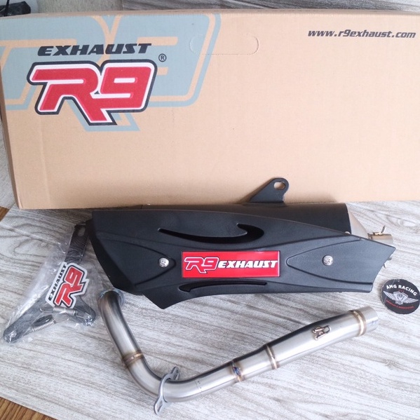 Knalpot Racing Beat Street / FI 2020 - R9 Misano SS Black Series