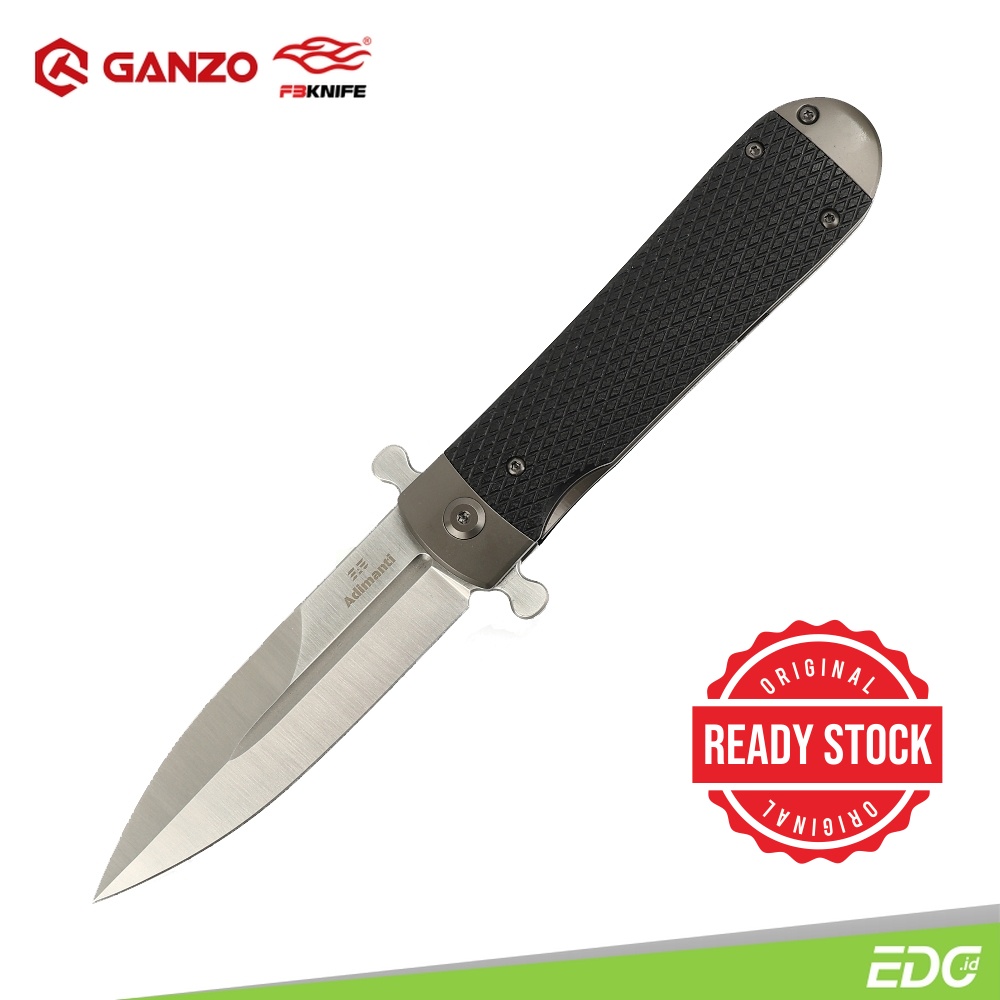 GANZO Adimanti SAMSON-BK D2 G10 Black Survival Camping Tools