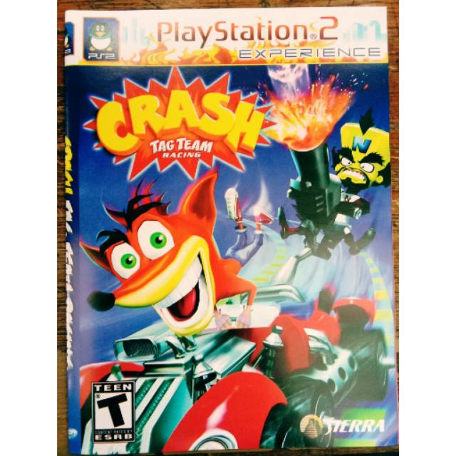 Kaset Ps2 Game Crash Racing Tag Team