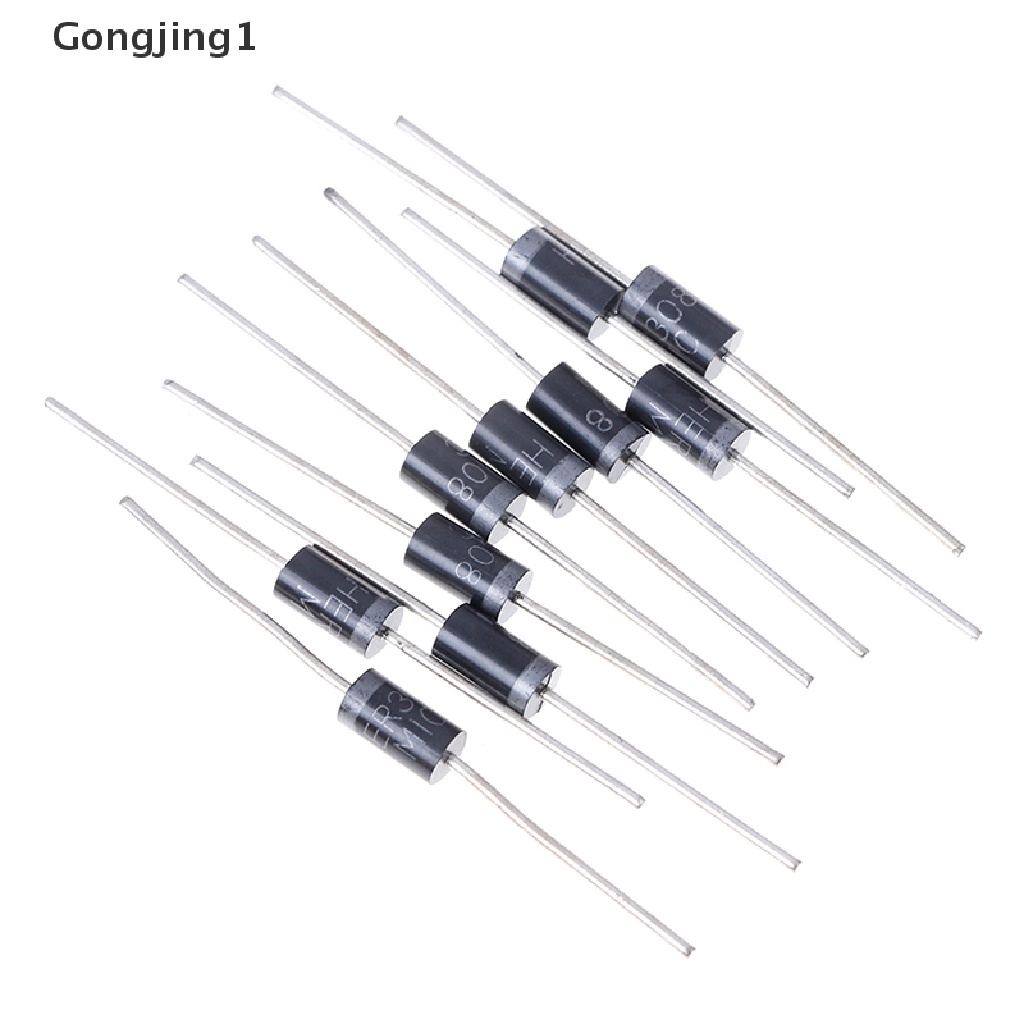 Gongjing1 10pcs Her308 Her 308 Rectifier Diode 3a 1000v Do-27