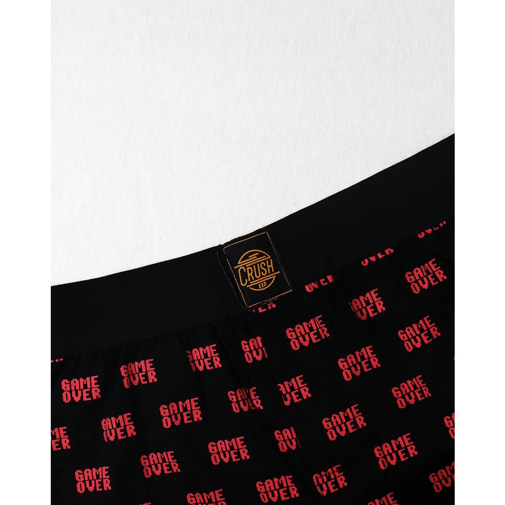 CRUSH EXP Celana Boxer Full Print BRC0116 - BLACK