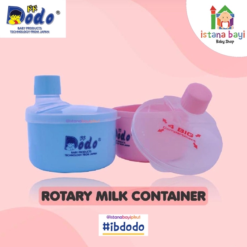 Dodo  Tempat Susu 4Step / Rotary Milk Container DAC028 - Wadah susu bubuk